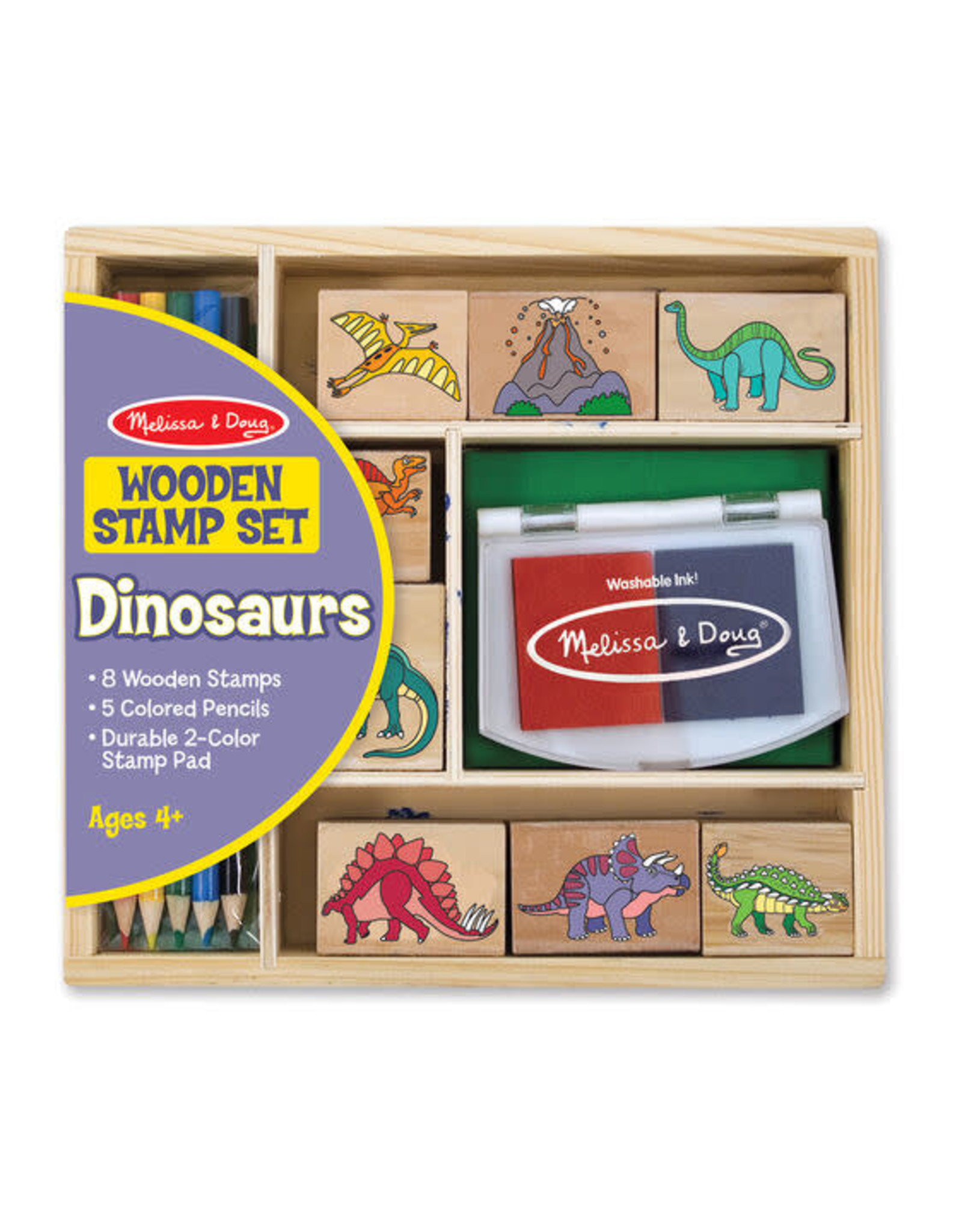 Melissa & Doug Melissa&Doug 11633 Stempelset Dinosaurus