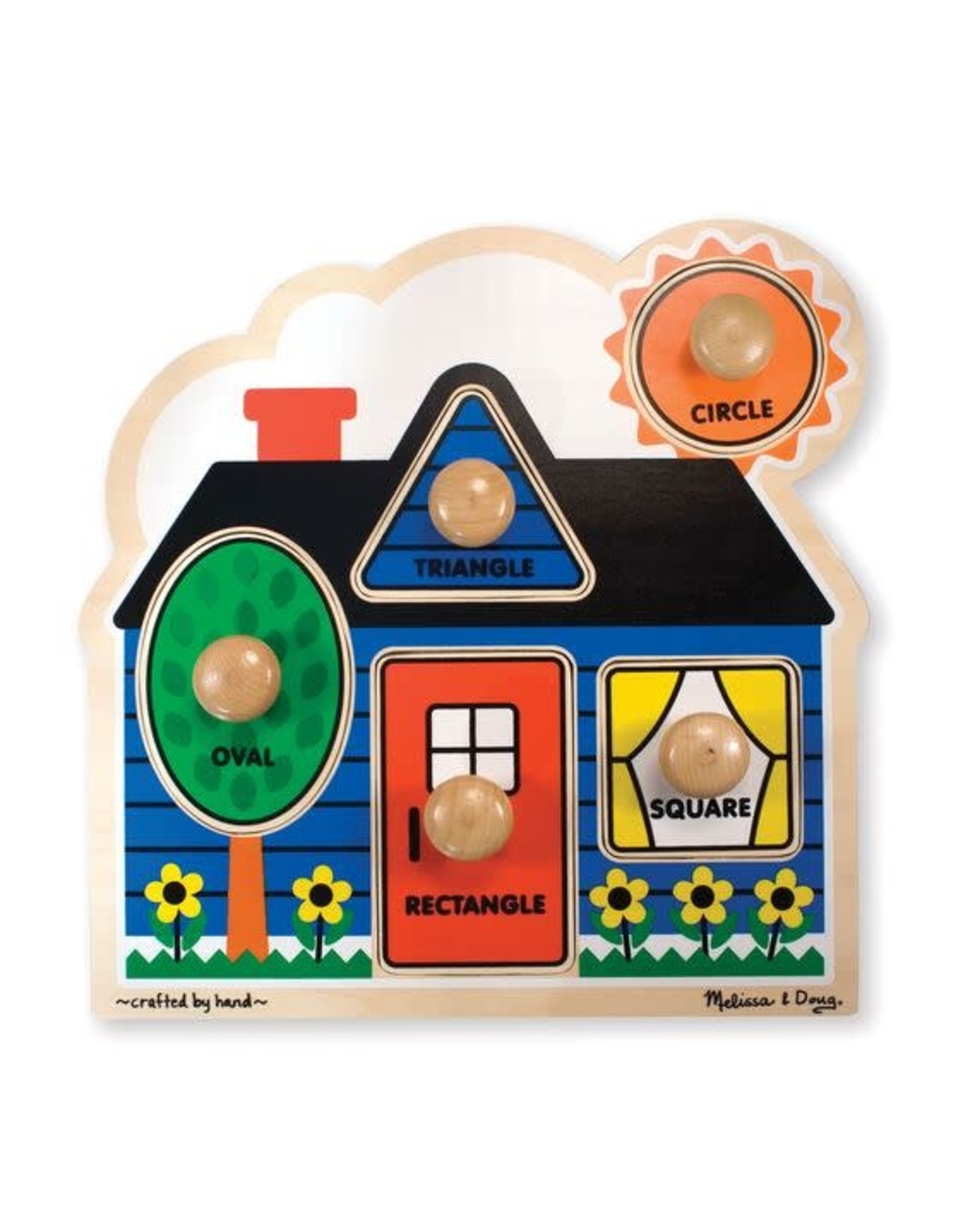 Leidingen Einde George Bernard Melissa&Doug 12053 Knopjespuzzel – Mijn Eerste Vormen (5-delig) - Marja's  Shop