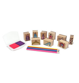 Melissa & Doug Melissa&Doug 12418 Stempelset Prinsessen