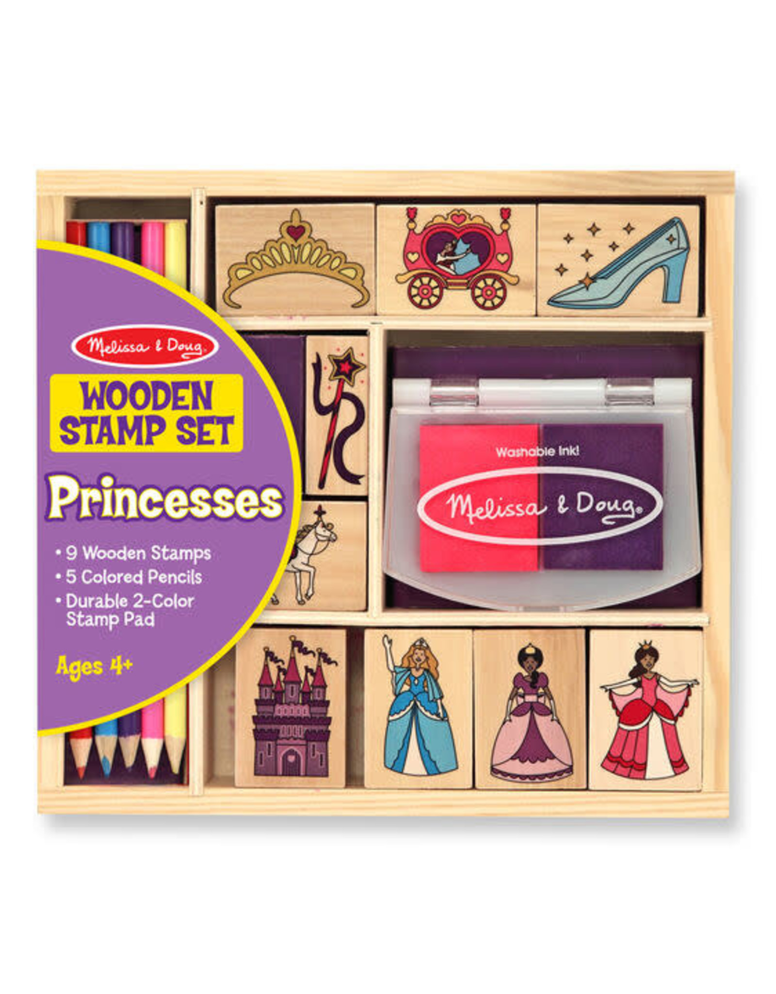 Melissa & Doug Melissa&Doug 12418 Stempelset Prinsessen