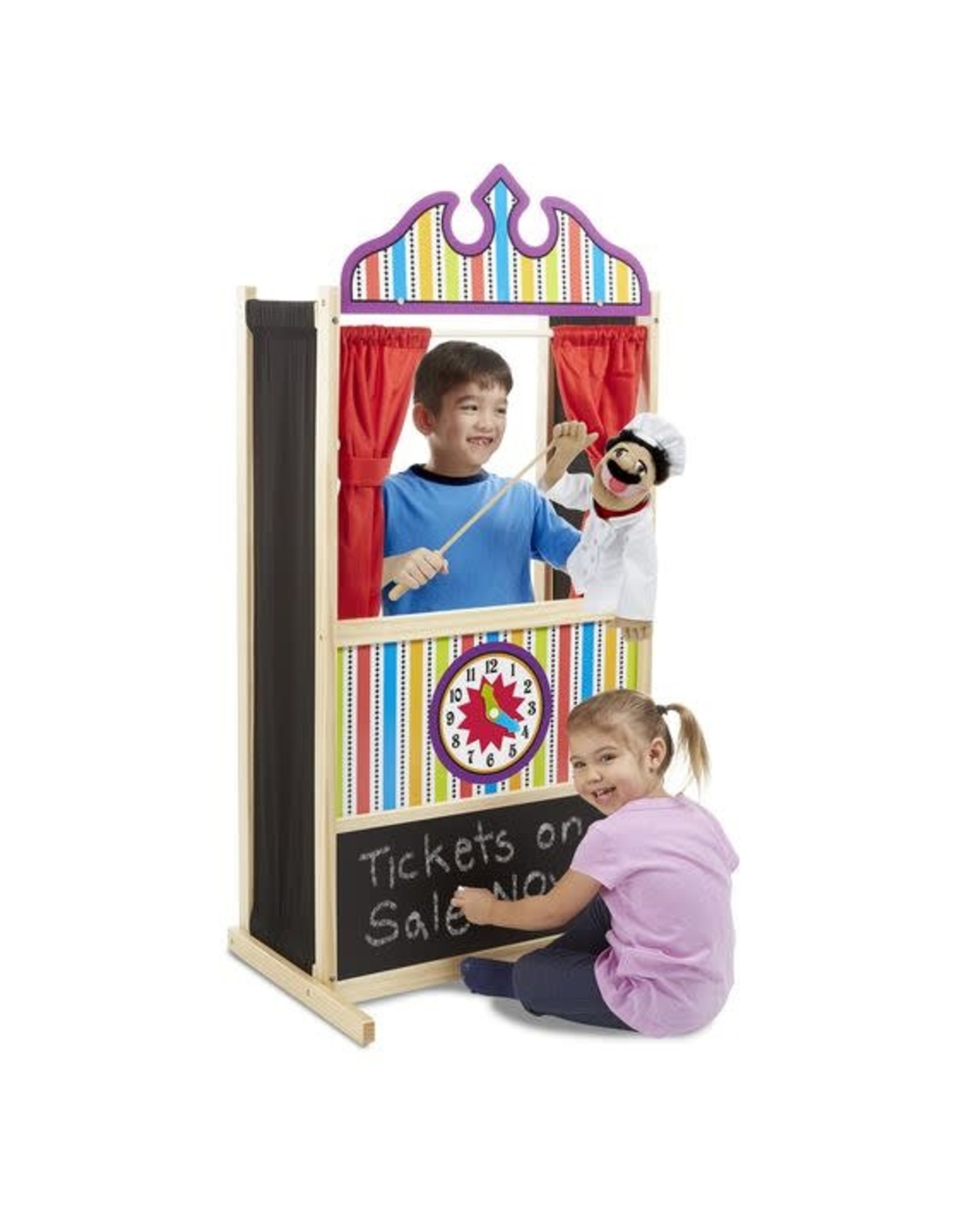 Melissa & Doug Melissa&Doug 12530 Poppentheater (Poppenkast) Deluxe