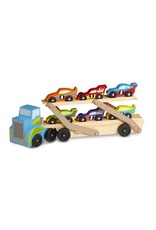 Melissa & Doug Melissa&Doug 12759 Extra Grote Vrachtwagen incl. 6 raceauto's (7-delig)