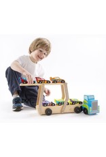 Melissa & Doug Melissa&Doug 12759 Extra Grote Vrachtwagen incl. 6 raceauto's (7-delig)