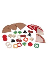 Melissa & Doug Melissa&Doug 13974 Vilten Pizzaset (42-delig)