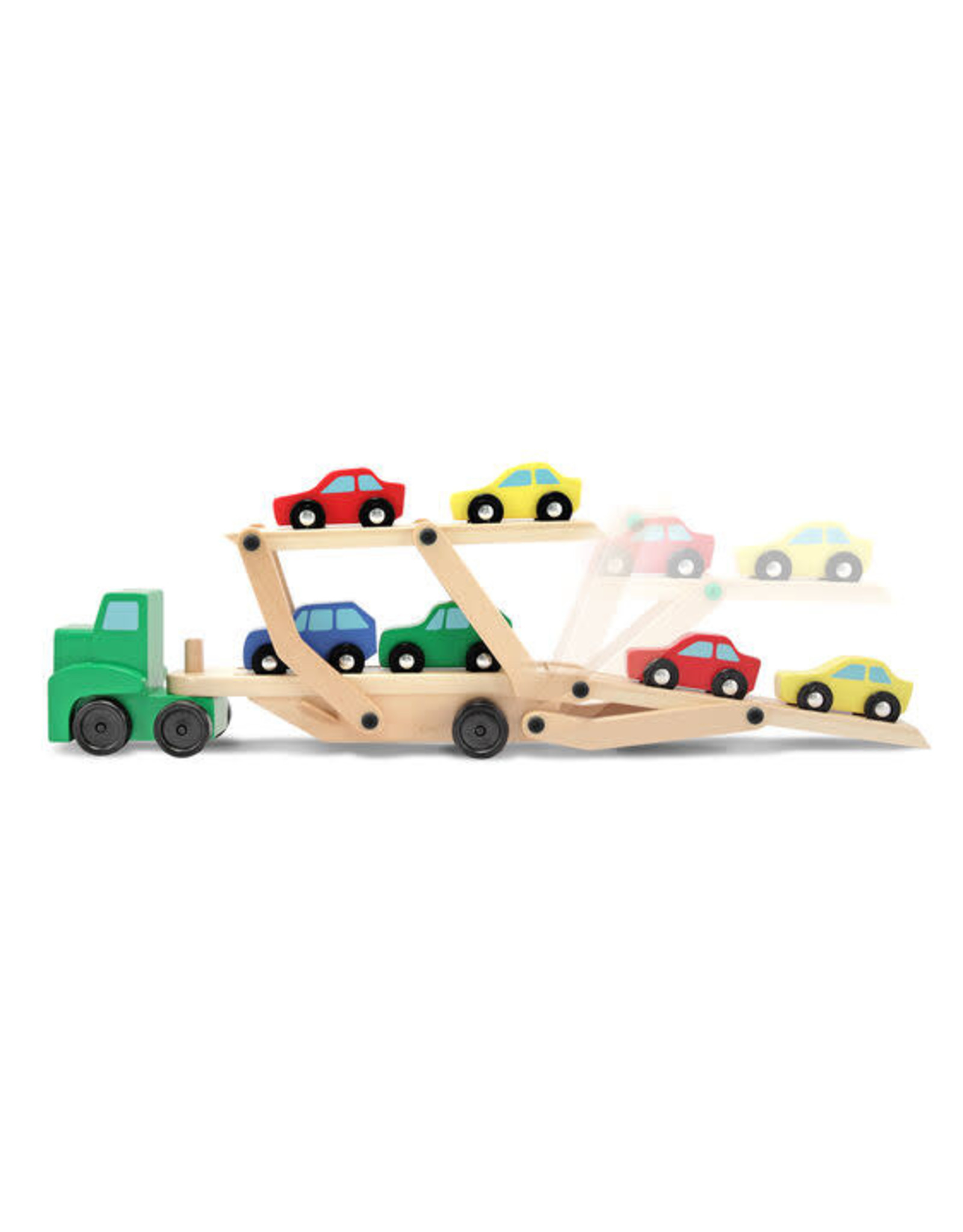 Melissa & Doug Melissa&Doug 14096 Houten Transportwagen incl. 4 Auto’s