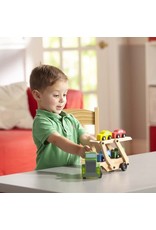 Melissa & Doug Melissa&Doug 14096 Houten Transportwagen incl. 4 Auto’s