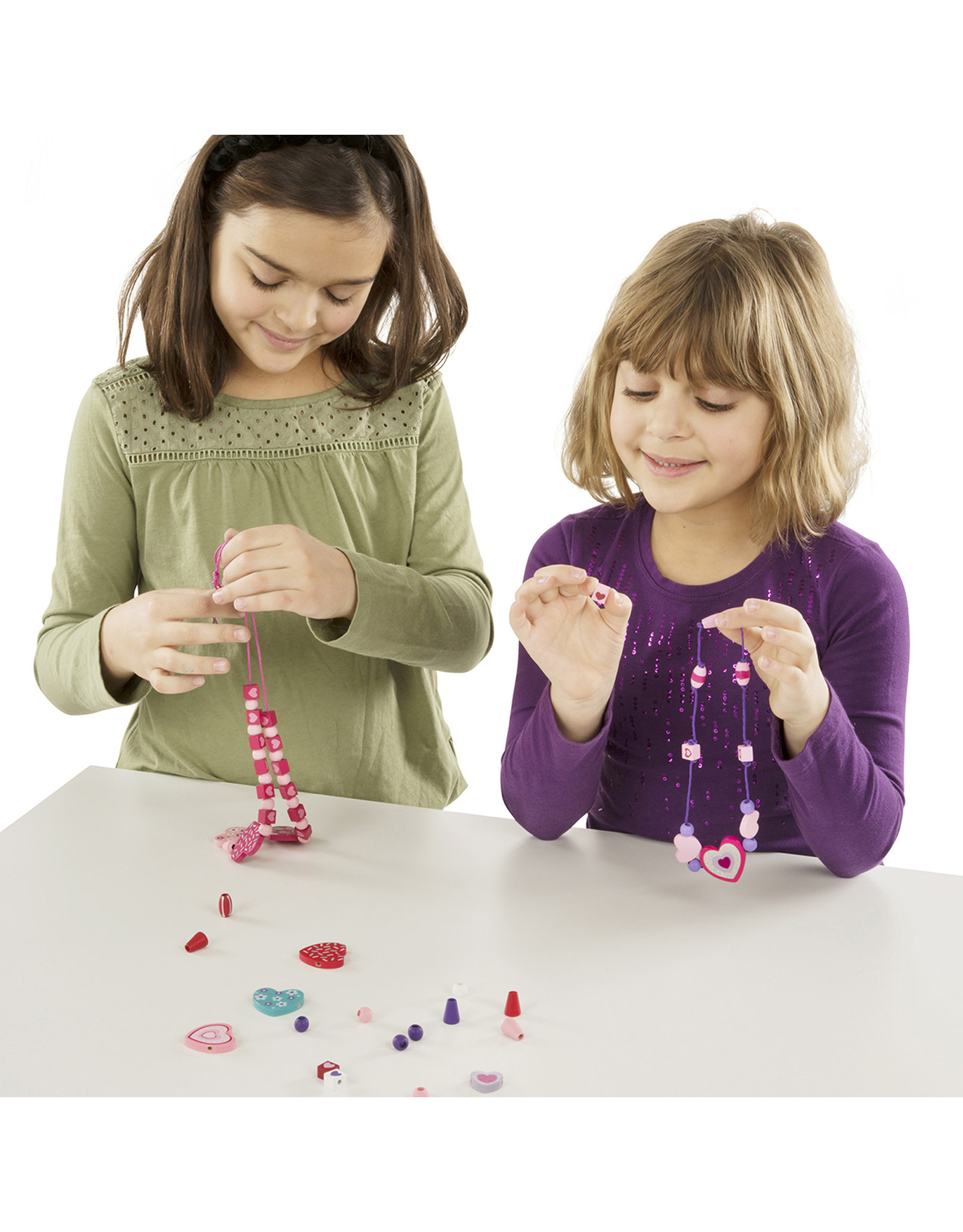 Melissa & Doug Melissa&Doug 14175 Houten Kralenset – Hartjes
