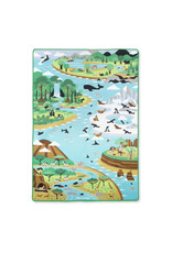 Melissa & Doug Melissa&Doug 15192 Jumbo Speelkleed Leefgebieden Dieren (147 cm x 200 cm)