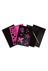 Melissa & Doug Melissa&Doug 15810 Scratch Art-Bladen: Roze Glitter met Prinsessen