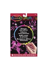 Melissa & Doug Melissa&Doug 15810 Scratch Art-Bladen: Roze Glitter met Prinsessen