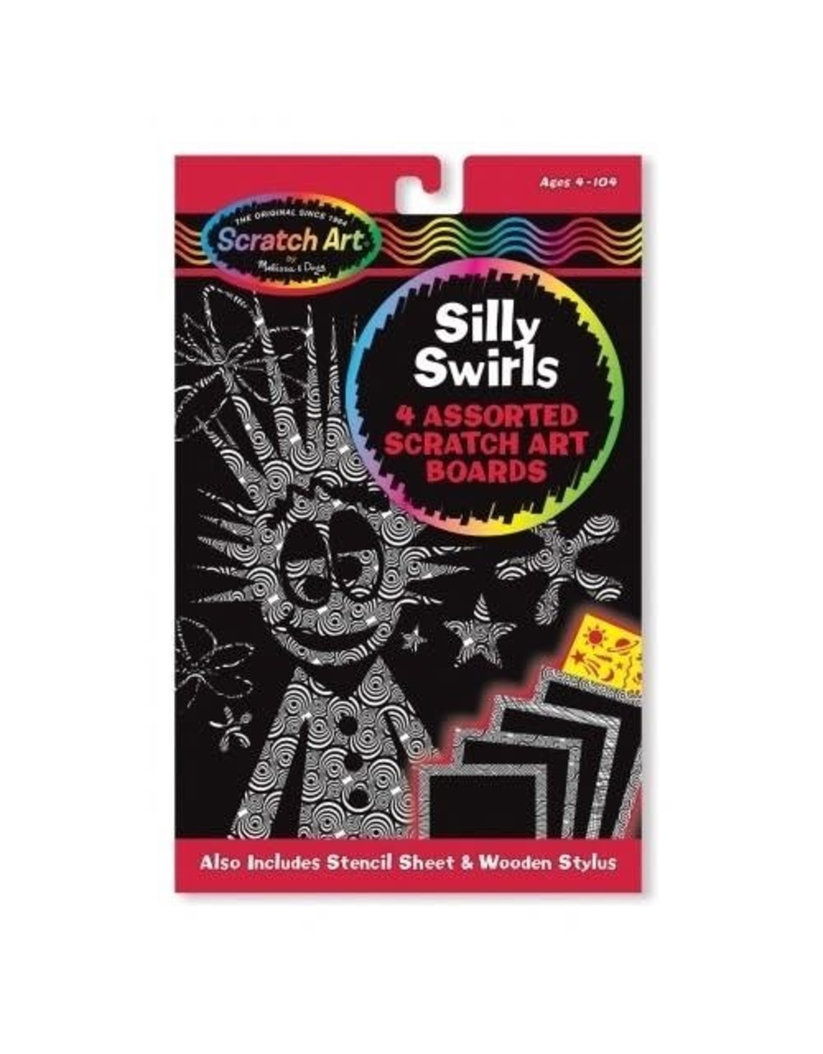 Melissa & Doug Melissa&Doug 15901 Scratch Art-Bladen: Gekke Patronen