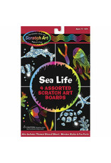 Melissa & Doug Melissa&Doug 15918 Scratch Art-Bladen: Zeeleven