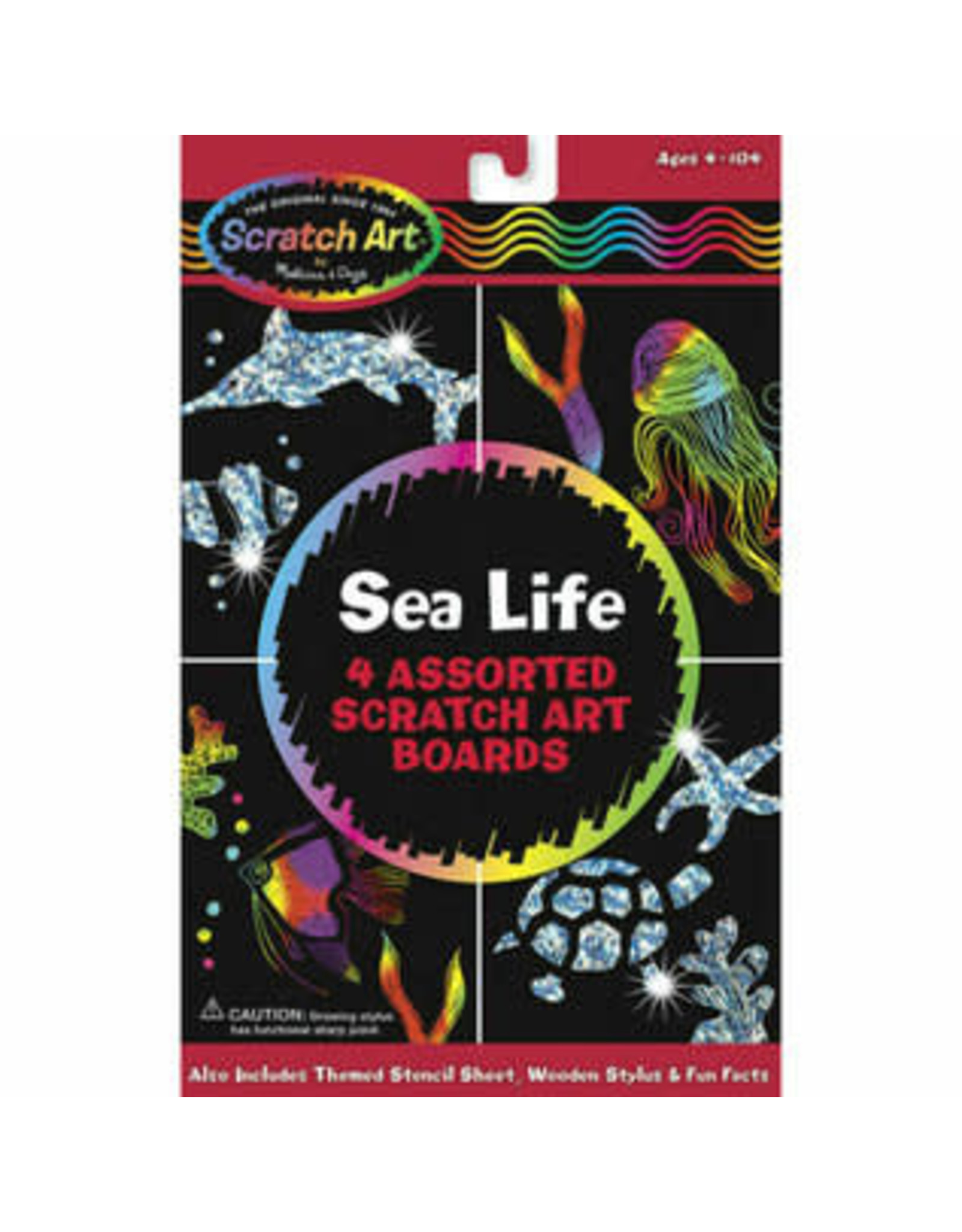 Melissa & Doug Melissa&Doug 15918 Scratch Art-Bladen: Zeeleven