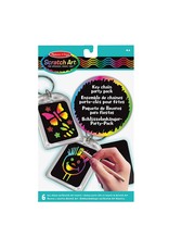 Melissa & Doug Melissa&Doug 15921 Scratch Art Feestset: Sleutelhangers