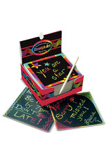 Melissa & Doug Melissa&Doug 15945 Mini Scratch Art Notitieblokje: Regenboog