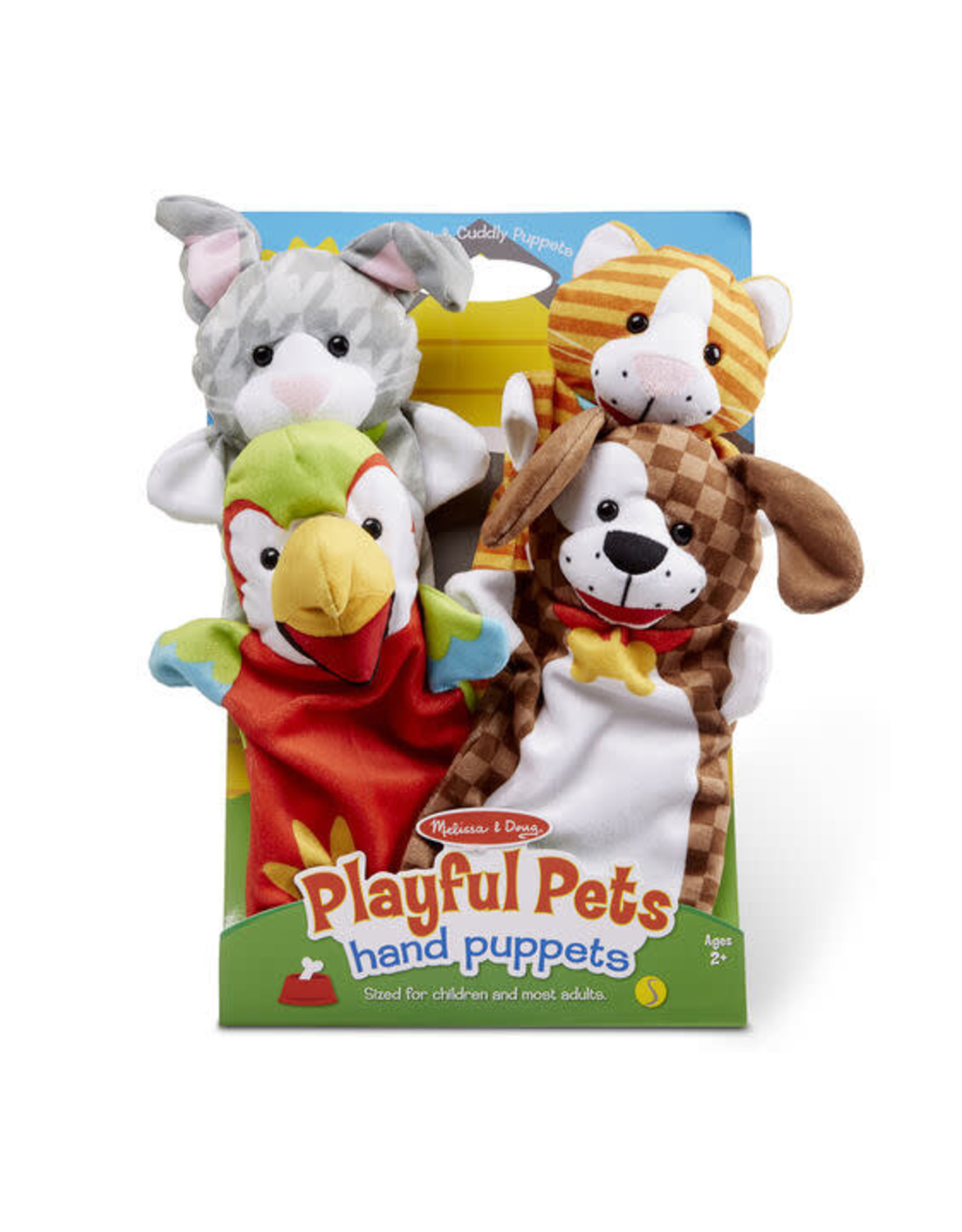 Melissa & Doug Melissa&Doug 19084 Handpoppen Speelse Huisdieren