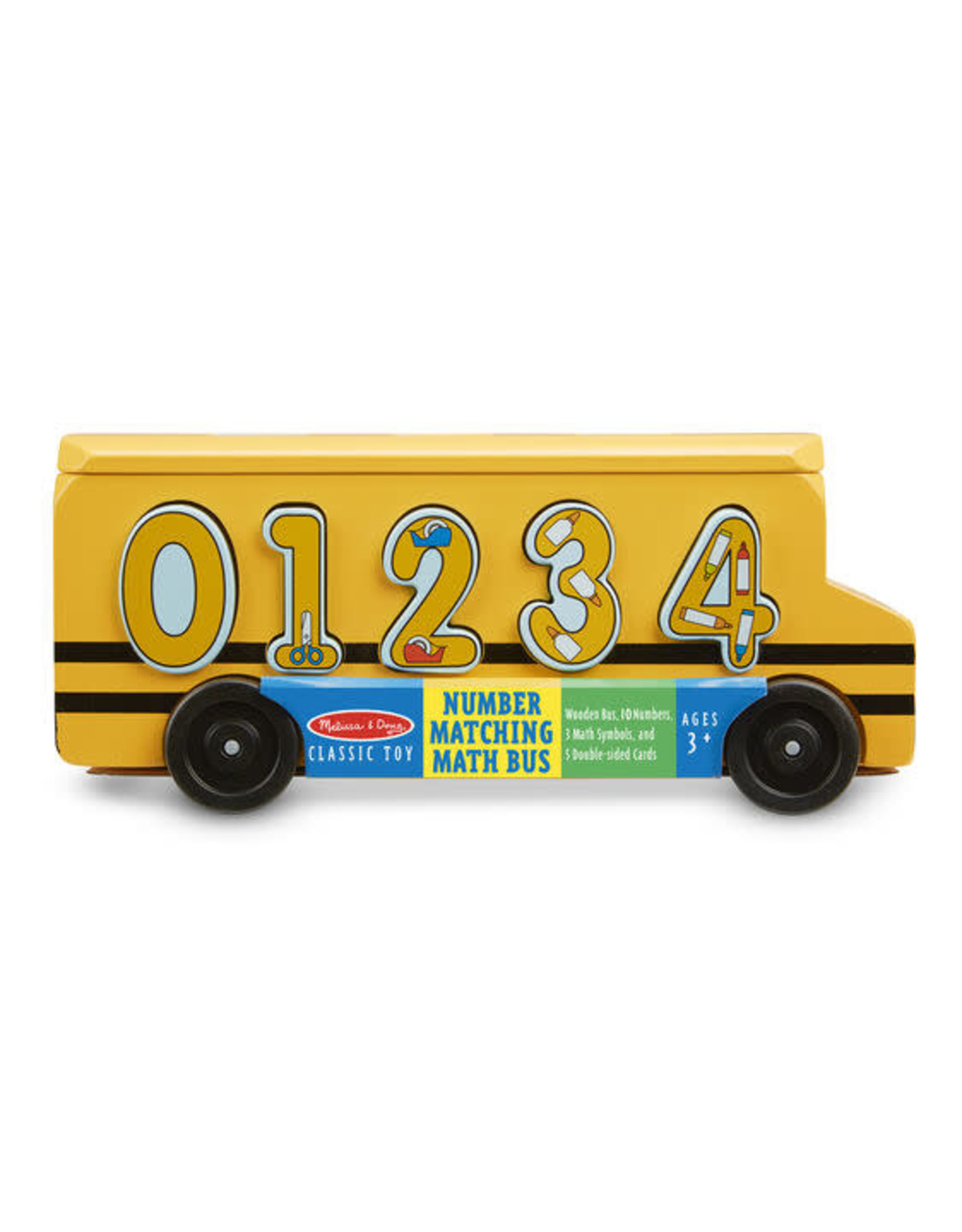 Melissa & Doug Melissa&Doug 19398 Rekenbus met Cijfers (19-delig)