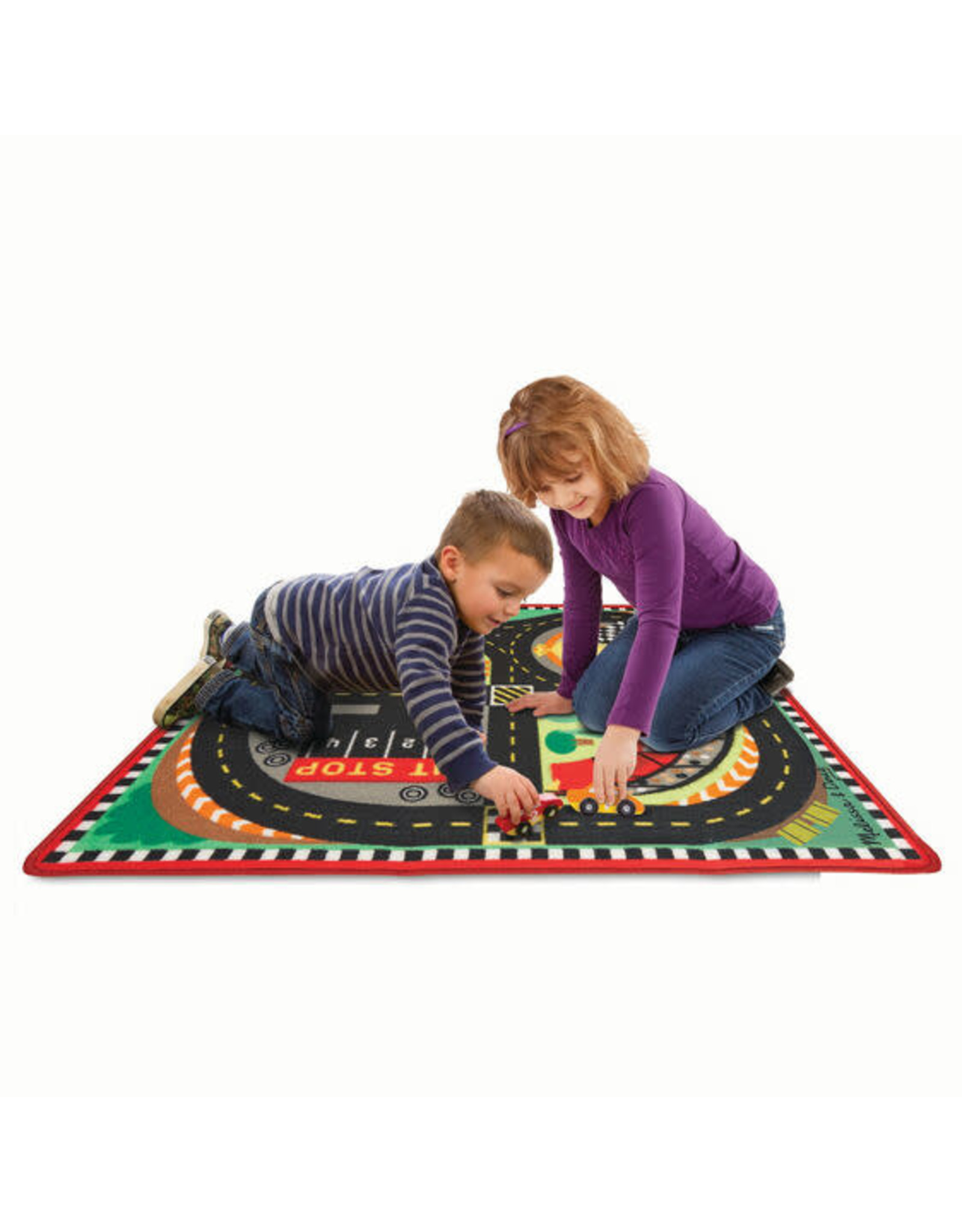 Melissa & Doug Melissa&Doug 19401 Speelkleed met supersnel Race Circuit  (100 cm x 90 cm)