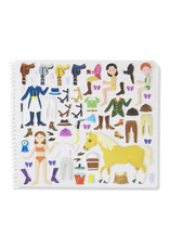 Melissa & Doug Melissa&Doug 19410 Deluxe Stickerboek met Extradikke Stickers Paardrijclub