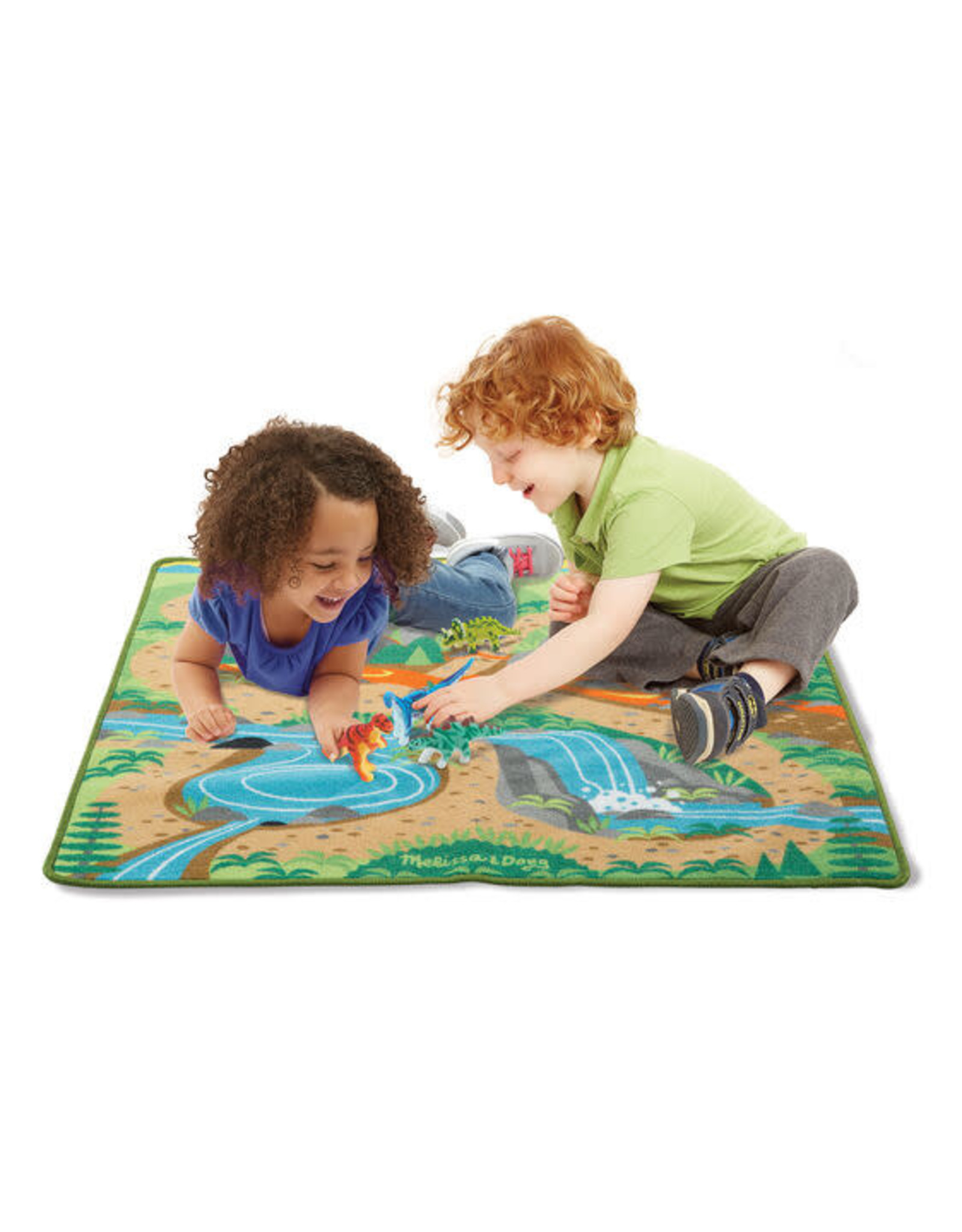 Melissa & Doug Melissa&Doug 19427 Speelkleed met Prehistorische Speeltuin voor Dino's (100 cm x 90 xm)