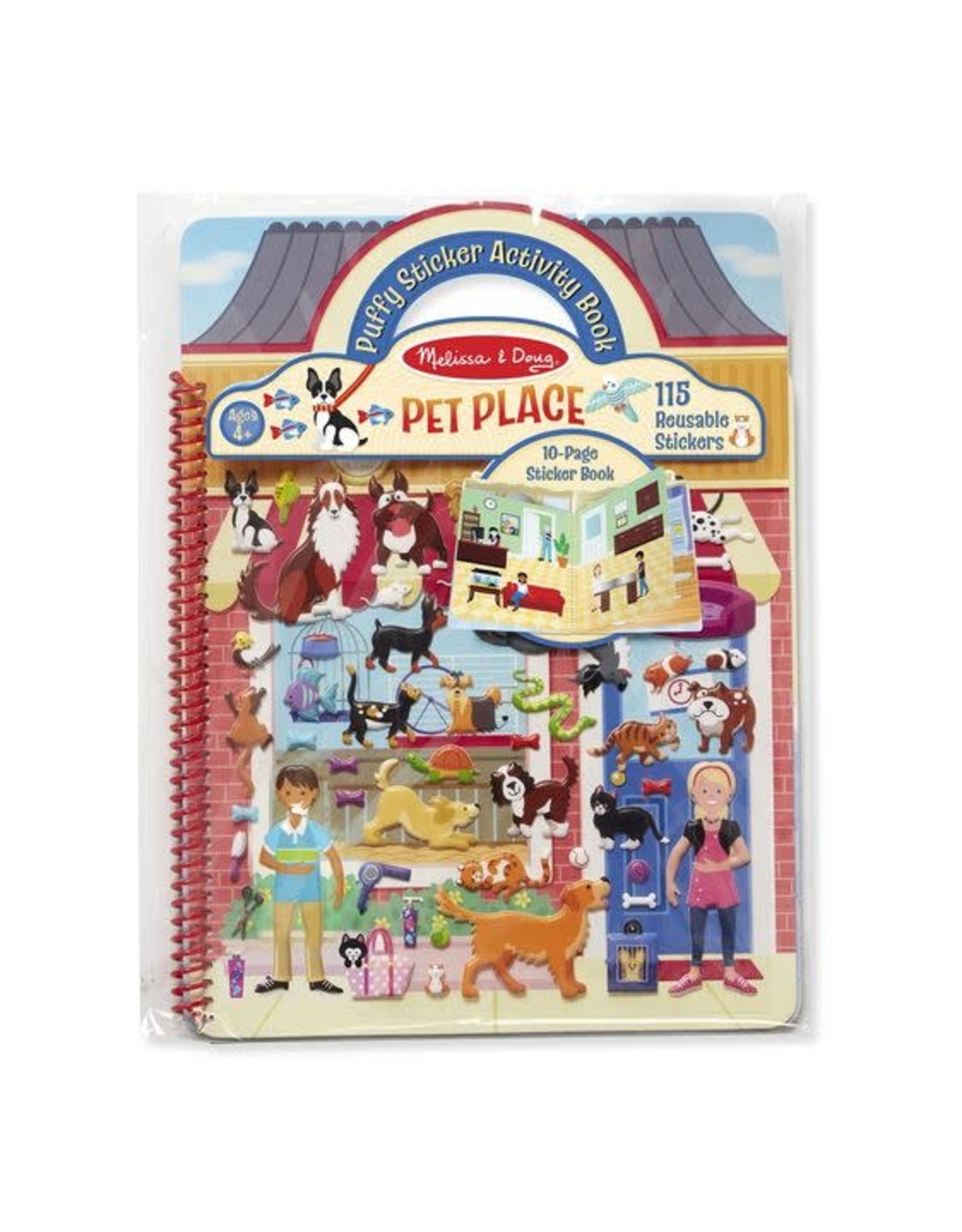 Melissa & Doug Melissa&Doug 19429 Activiteitenboek met Extradikke Stickers Dierenplekjes
