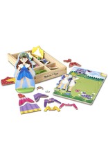 Melissa & Doug Melissa&Doug 40321 Magnetische Aankleed Speelset - Prinsessen