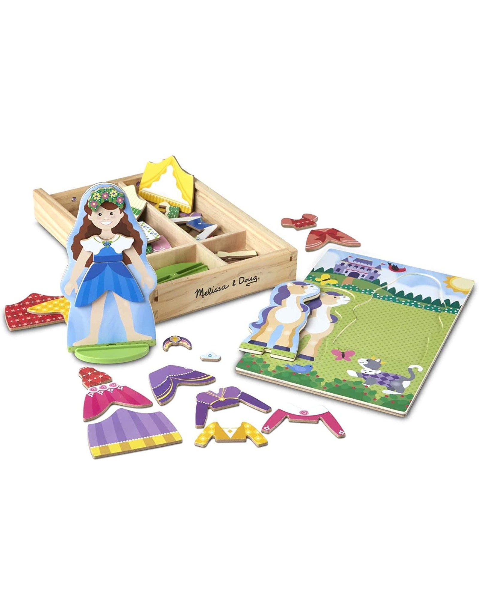 Melissa & Doug Melissa&Doug 40321 Magnetische Aankleed Speelset - Prinsessen