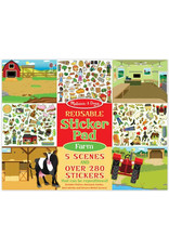 Melissa & Doug Melissa&Doug 40501 Herbruikbaar Stickerboek Boerderij