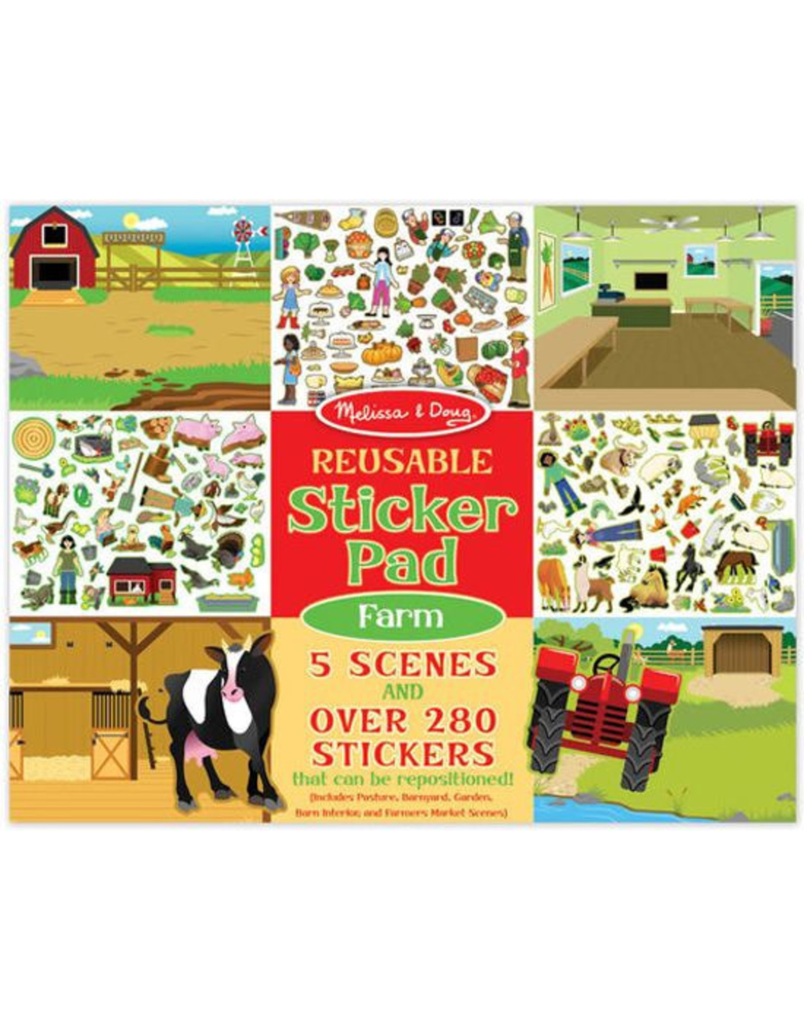 Melissa & Doug Melissa&Doug 40501 Herbruikbaar Stickerboek Boerderij