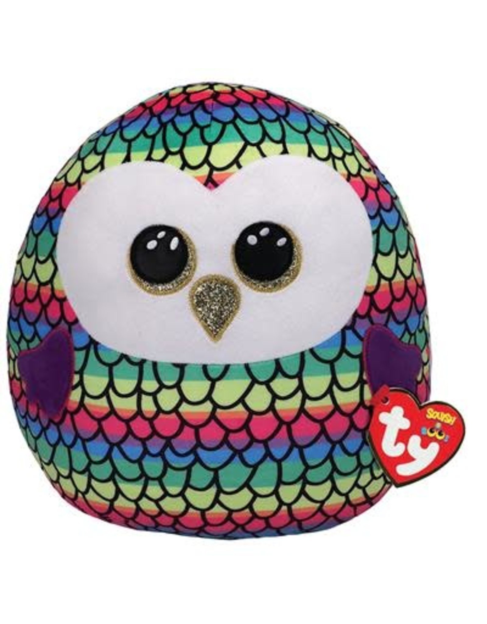 Ty Ty Squish a Boo Owen Owl 31 cm