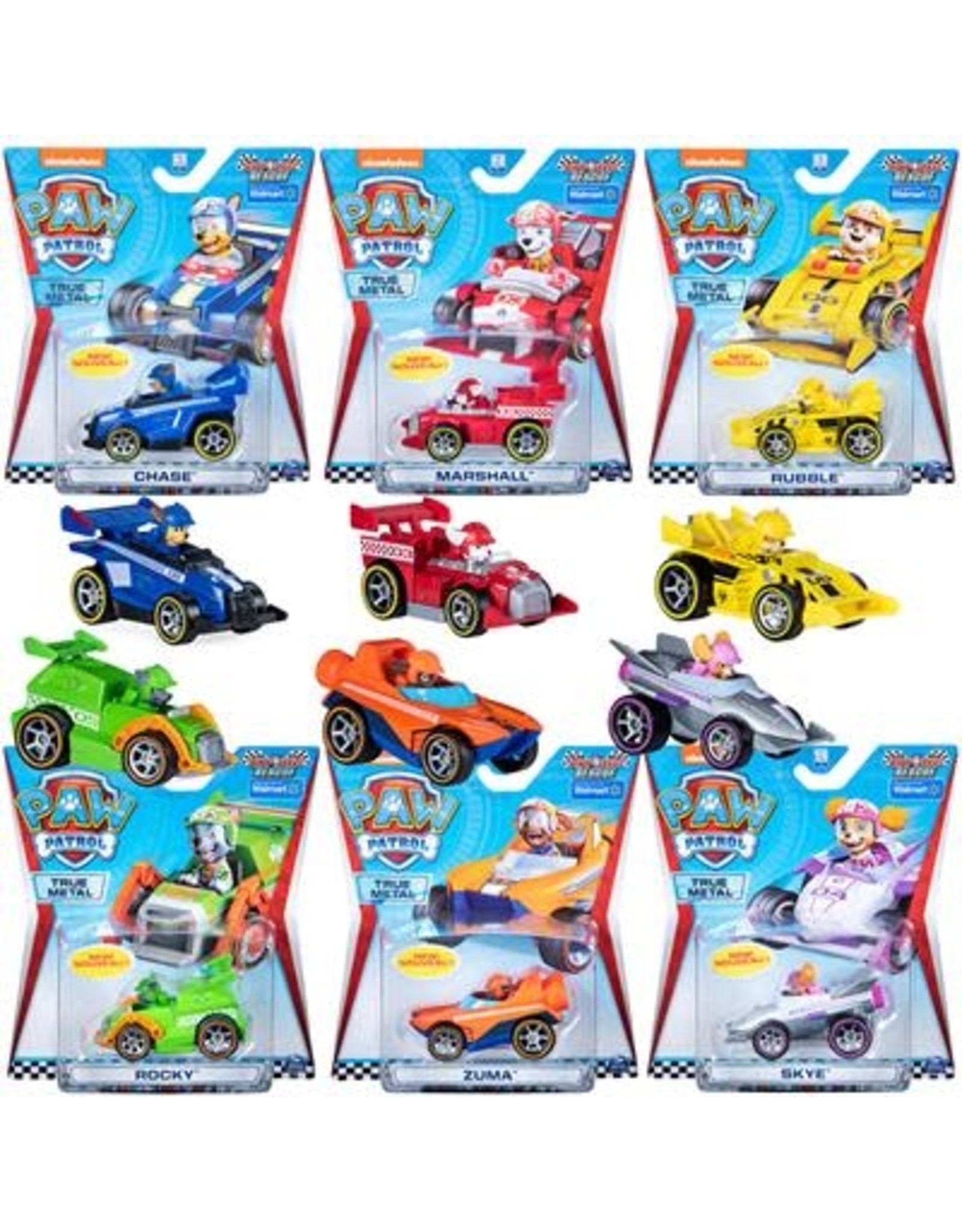 Paw Patrol Paw Patrol Race Rescue Metal Vehicle assorti