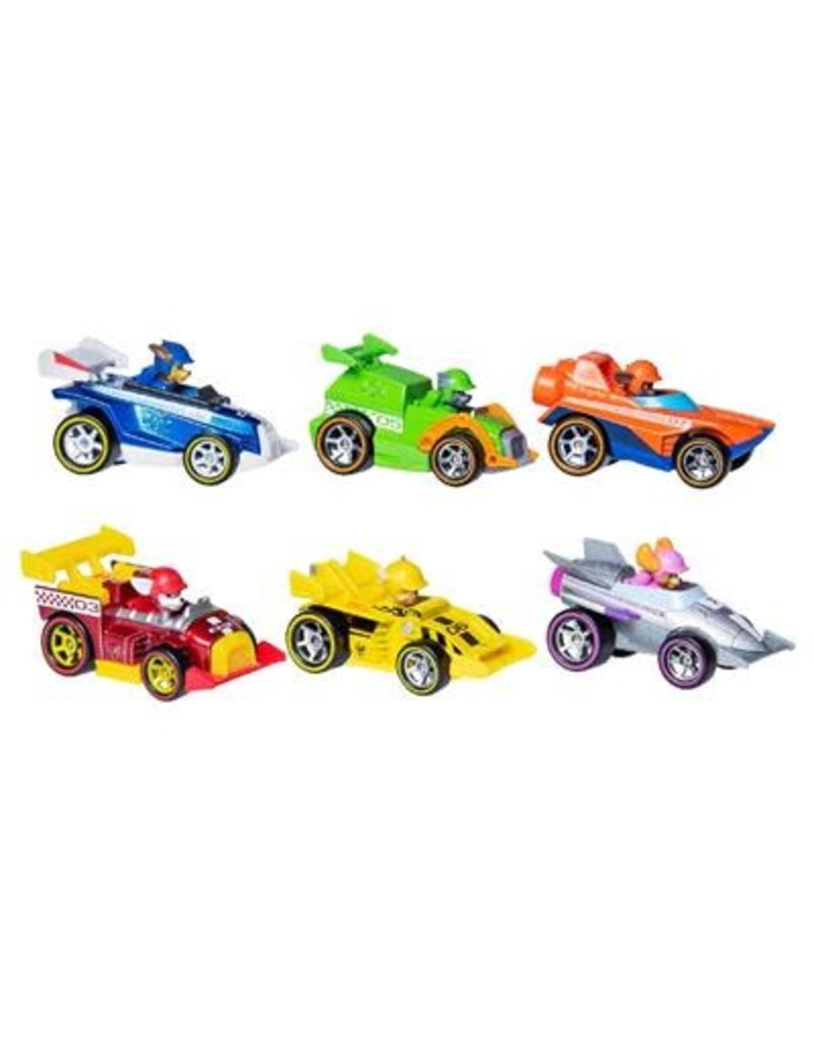 Nickelodeon Paw Patrol Race Rescue Metal Vehicle  6pack