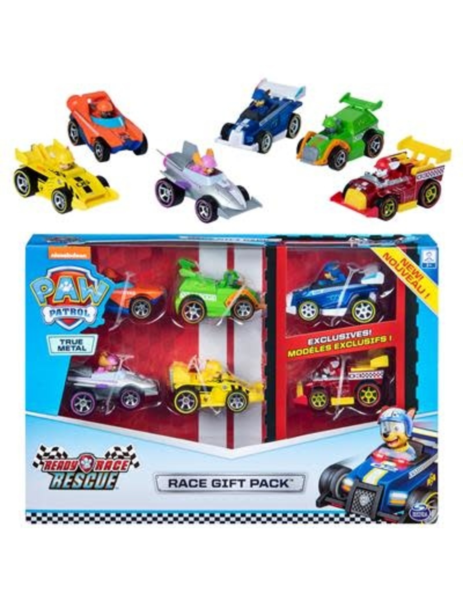 Nickelodeon Paw Patrol Race Rescue Metal Vehicle  6pack