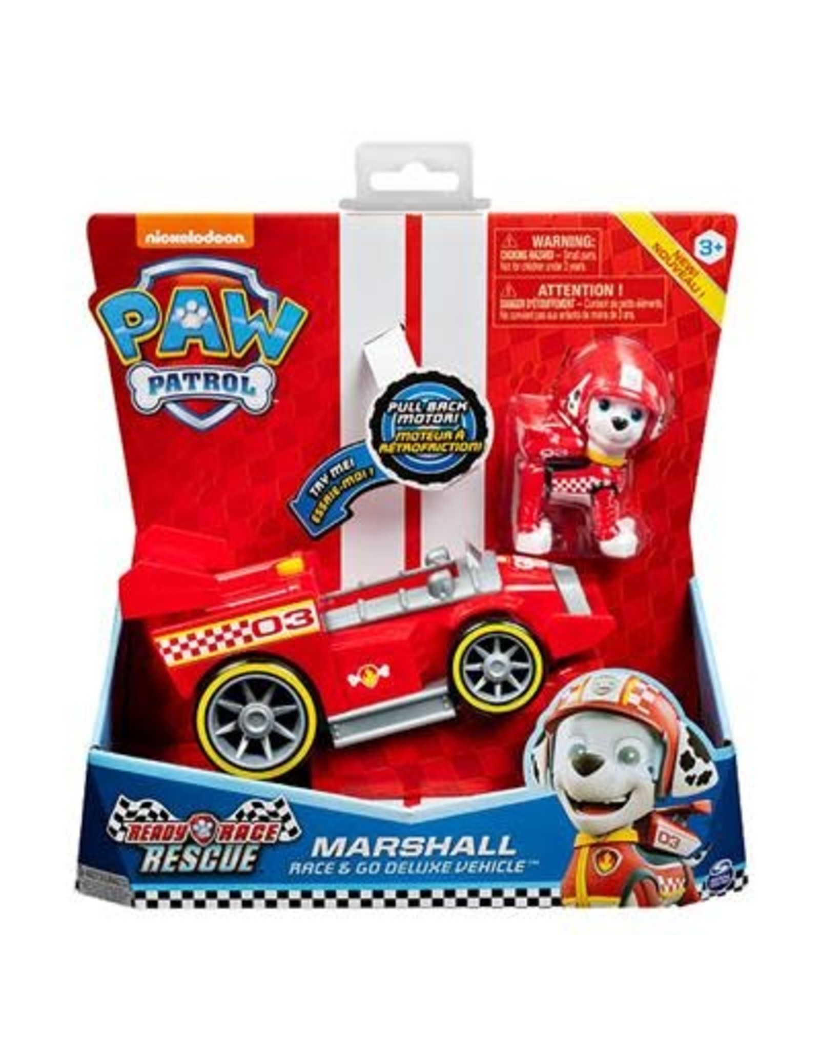 Spin Master Paw Patrol Race Rescue Themed Vehicles - Marshall