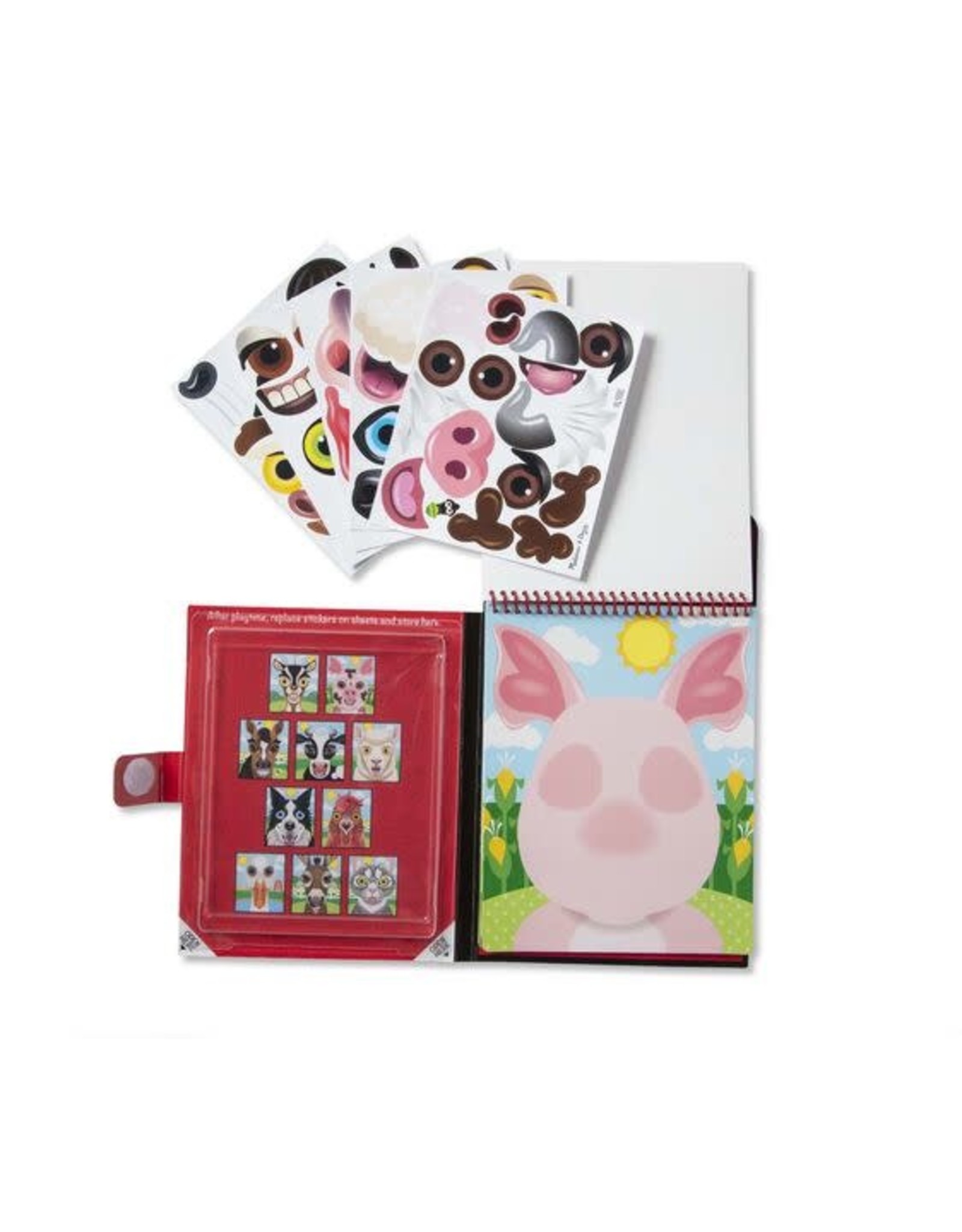 Melissa & Doug Melissa&Doug 40511 Herbruikbare Stickers: Maak een Gezicht - Boerderijdieren