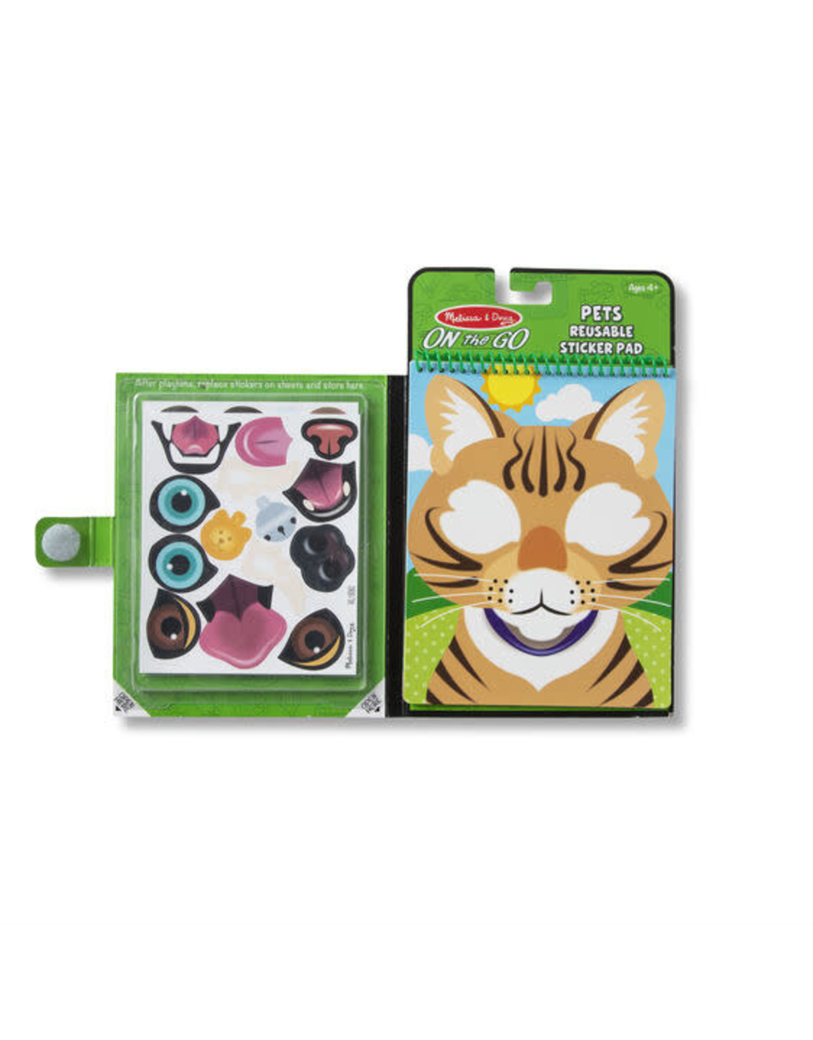 Melissa & Doug Melissa&Doug 40512 Herbruikbare Stickers: Maak een Gezicht - Huisdieren