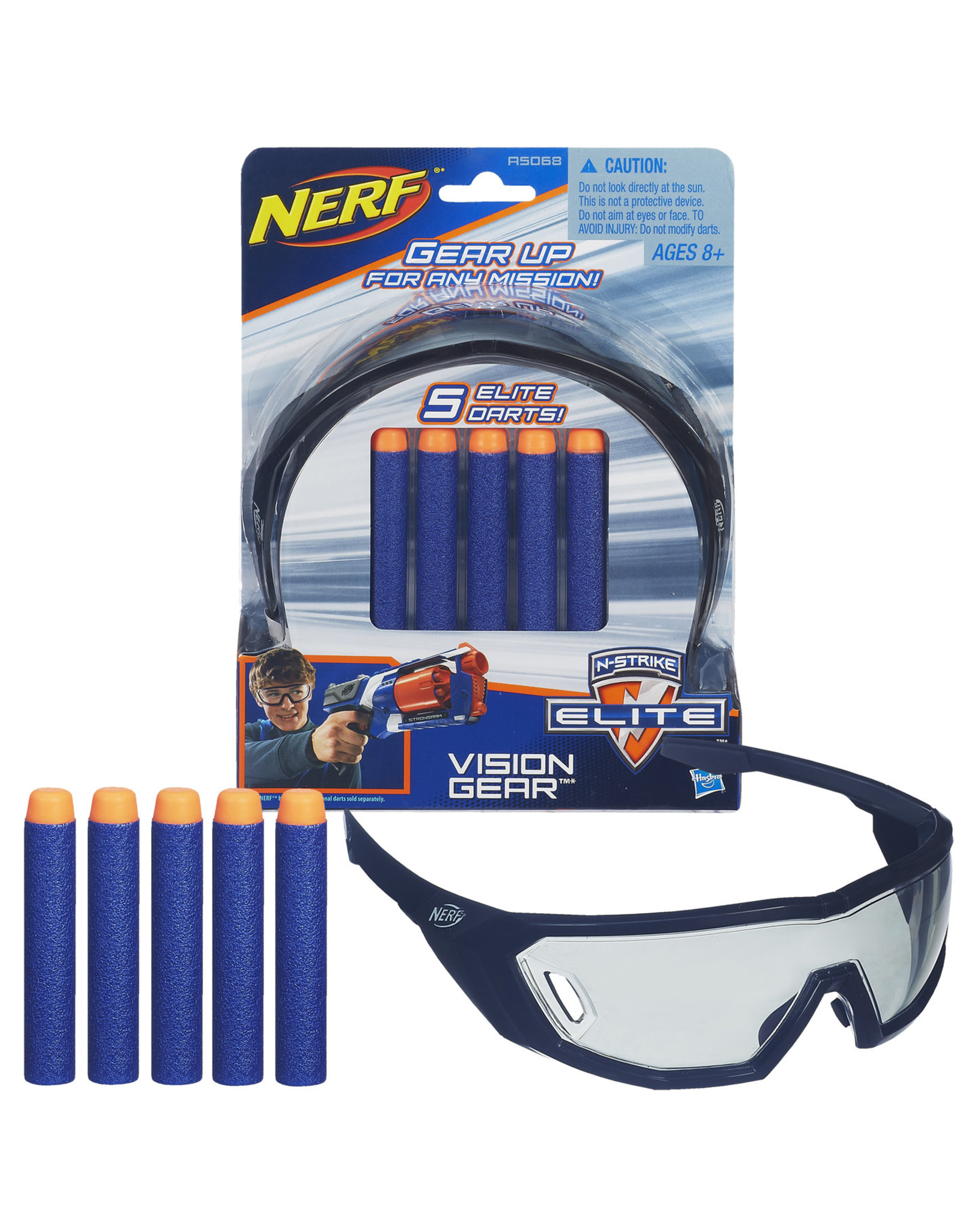 Nerf Nerf Vision Gear and darts N-Strike Elite 5St - Marja's Shop