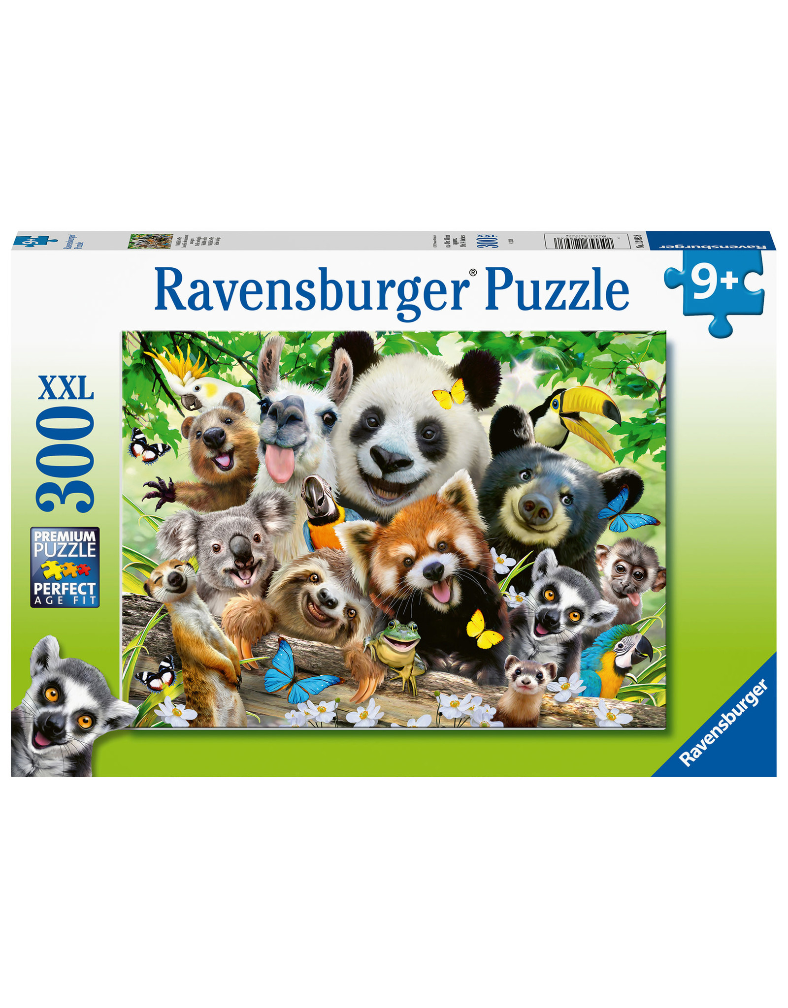 Ravensburger Ravensburger puzzel 128938 Wildlife selfie 300 stukjes