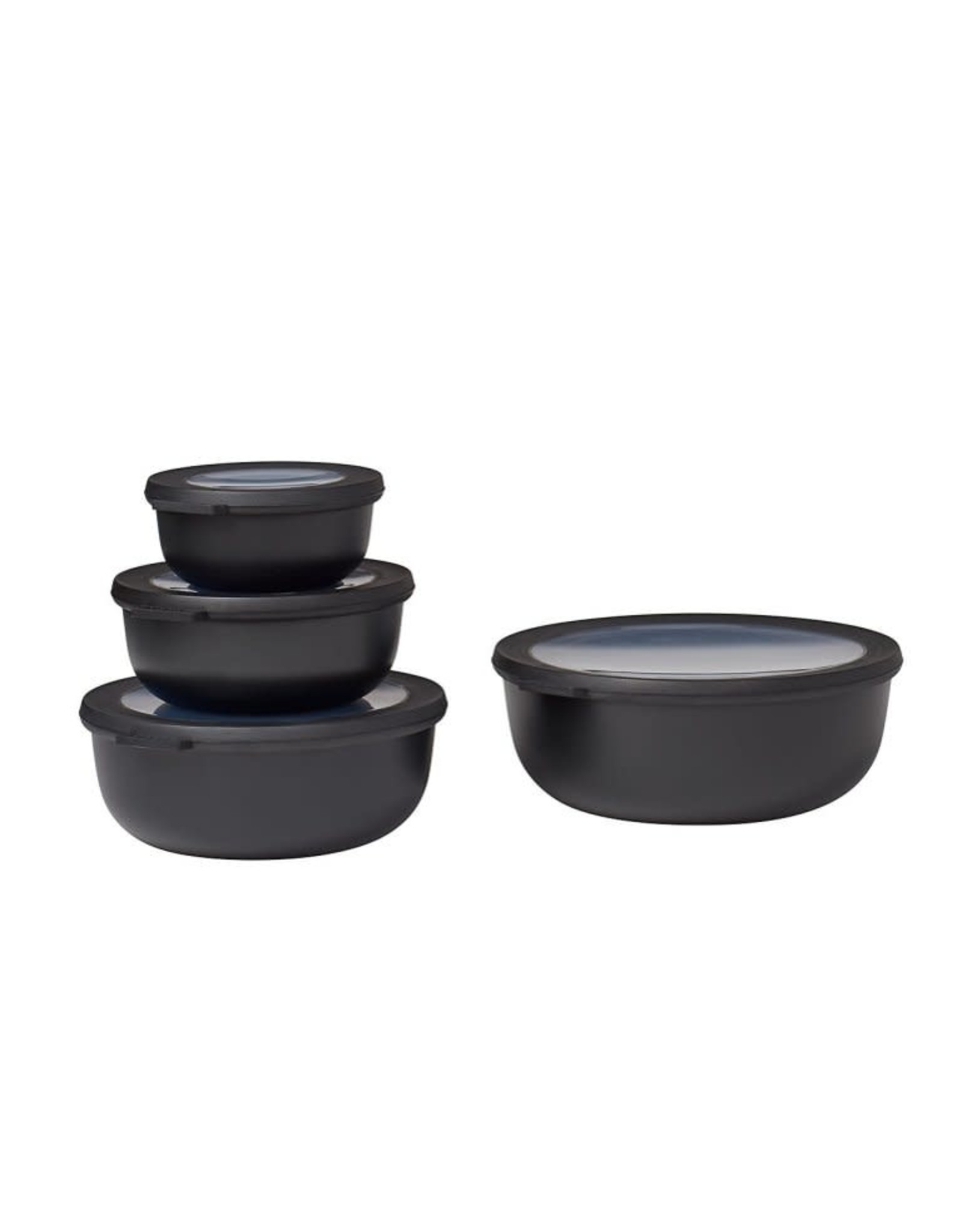 Mepal Multikom Cirqula 4-delige set (350+750+1250+2250) - Nordic black