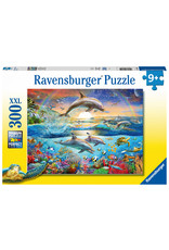 Ravensburger Ravensburger puzzel: Dolfijnenparadijs 300XXL Ravensburger Ravensburger puzzel: Dolfijnenparadijs 300XXL