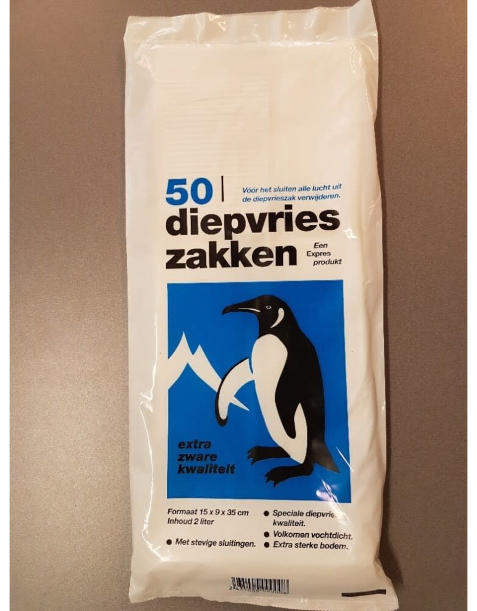 Pinguin Diepvrieszakken 2Lt  50st.