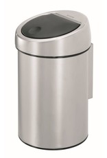 Brabantia Brabantia afvalemmer Touch Bin 3lt wand Matt Steel