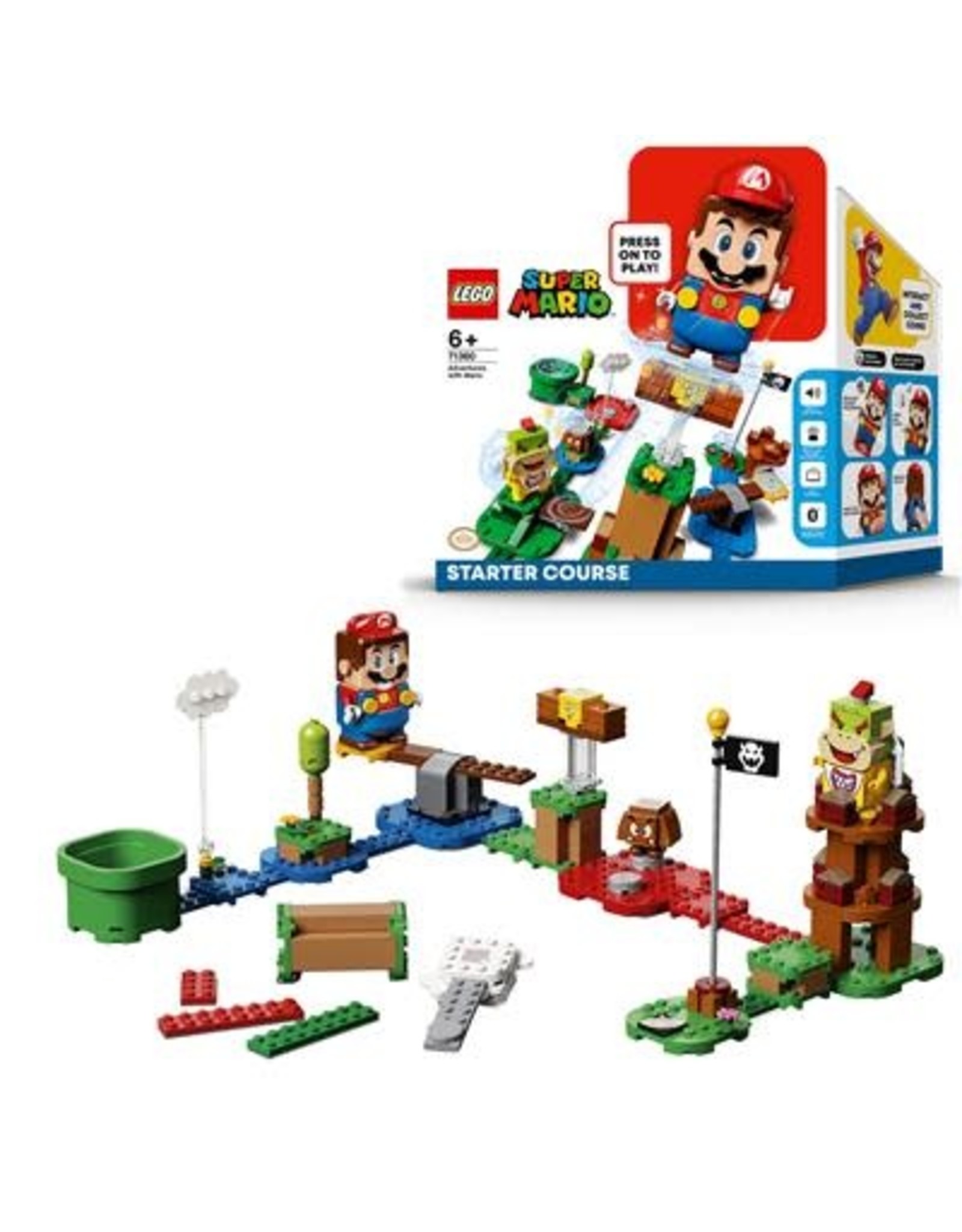 LEGO Lego Super Mario 71360 Avonturen met Mario Starter Set -  Game Starterset