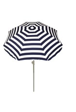 Summertime Parasol 180cm blauw/wit