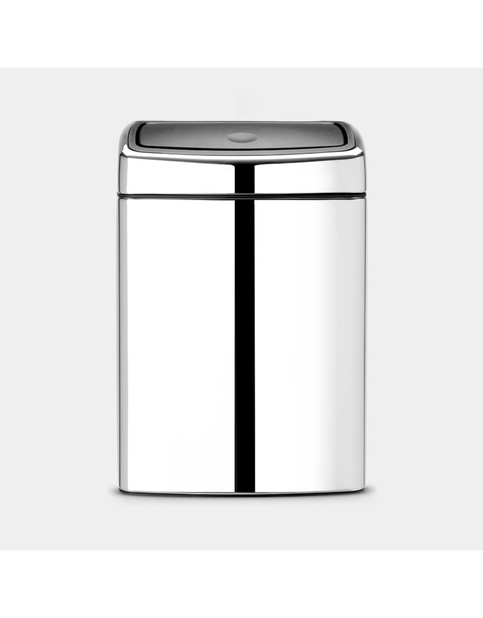 Brabantia Brabantia afvalbak vierkant Touch bin 10ltr brilliant steel