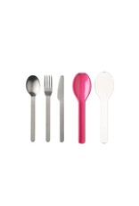 Mepal Mepal Bestekset 3-delig Ellipse - Pink (roze) Mepal Mepal Bestekset 3-delig Ellipse - Pink (roze)