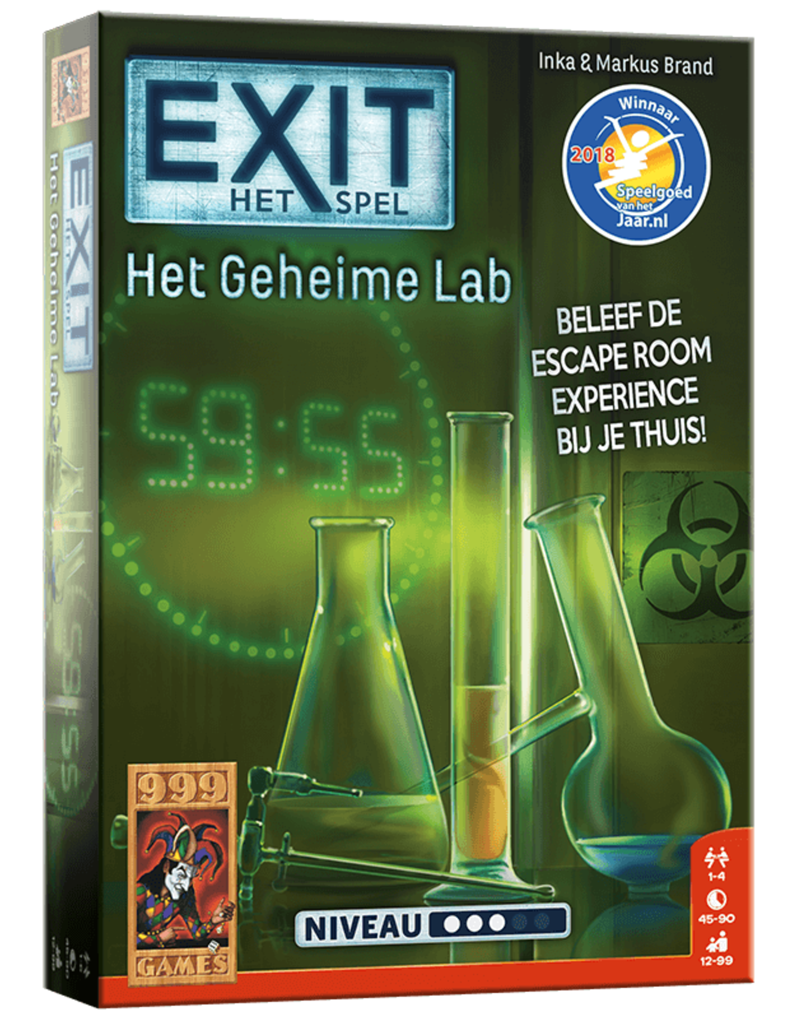 999 Games 999 Games EXIT: Het Geheime Lab - Breinbreker