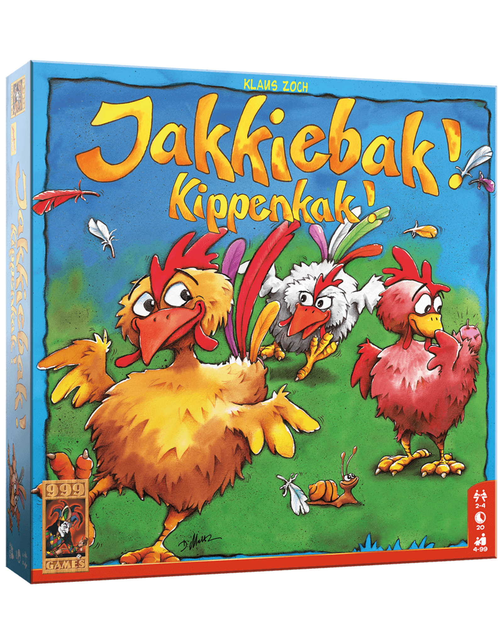 999 Games 999 Games: Jakkiebak! Kippenkak! - Bordspel