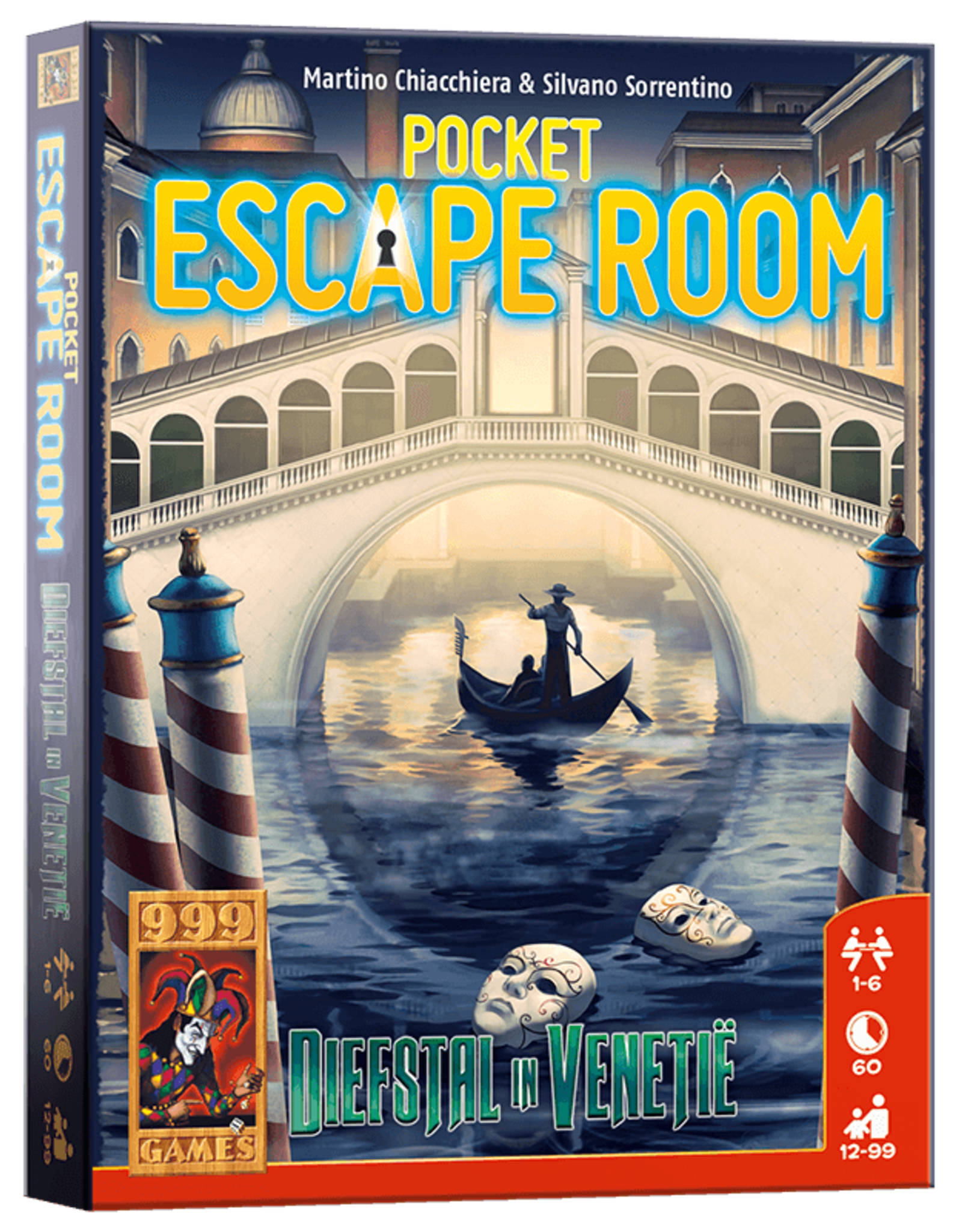 999 Games 999 Games: Escape Room Pocket - Diefstal In Venetie - Breinbreker