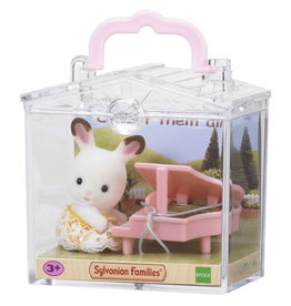 Sylvanian Families Sylvanian Families 5202 Baby Draagdoosje (Konijn met Piano)